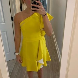 Yellow Mini Dress